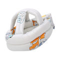 Miniatyrbilde 7 av 8: Baby Cloth Protective Cap Comfortable AntiCollision Toddler Learn to Walk Head Protection(Gray White )