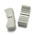 Miniatyrbilde 2 av 5: 20 stk. 24mmx11mmx10mm Konsollmikser Skyveknapp Fader Erstatning kompatibel med Potensiometer Grå Knapp Svart
