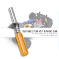 Miniatyrbilde 7 av 8: 80103 Motor Tenner Glødeplugg Aluminium Tenning for HSP 1/10 Nitro RC Bil (Gull)