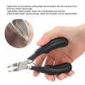 Miniatyrbilde 8 av 8: Rustfritt stål Negleklipper med inngrodd tå Fingernegl Tånegl Cuticle Saks Pedikyr Cutter Tool Black