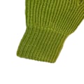 Pikkukuva 7 / 8: Talven Käsineet 2 Sormea Avoin Design Akryyli Fleece Yksivärinen Pitkä Talvi Neulokäsineet Ulko- Ja Sisäkäyttöön Vihreä