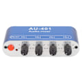 Miniatyrbild 5 av 8: Mini Stereo Mixer 4 in 1 Out Volymjustering 3,5 mm ljudväljare förstärkare för PC Laptop Hörlurar