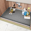 Miniatyrbillede 5 af 5: Vandafvisende Under-Vaskematte, 33,8\" X 22\" Silikonforing med Afvandingshul
