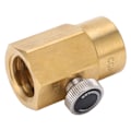 Miniatyrbillede 6 af 8: CO2-cylinderpatronadapter til husholdningssodavandsflaske i messing med påfyldningsadapter med pakningsringe