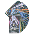 Miniatyrbillede 2 af 8: 78 stk./æske The Elemental Wisdom Tarot-kort Kunstpapir Interaktivt spil Legetøjsspil til voksne fester