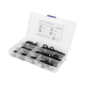 Miniatyrbillede 2 af 8: 480 stk. flade skiver sortiment M2 M2.5 M3 M4 M5 M6 M8 M10 kulstofstål hardware til bil hjem