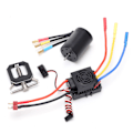 Pikkukuva 6 / 8: 3650 4300KV vedenpitävä harjaton moottori 60A ESC-moottorin hammaspyörän ulosvetimellä Combo-sarja 1/10 1/8 RC-autoon