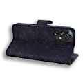 Pikkukuva 3 / 5: Lompakkokotelo Samsung Galaxy A33 5G:lle, Premium PU-nahkainen Kääntökuori Mandala Musta