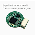Miniatyrbild 3 av 5: Fingeravtrycksigenkänningsmodul ZW0642 Kapacitiv Touch Fingeravtryckssensor Modul Dörrlås Insamlingsmodul, A-B10