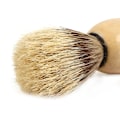 Miniatyrbillede 5 af 8: 1 stk. barberkost til ansigtshår til mænd, barberingsværktøj, kosmetisk værktøj med træhåndtag