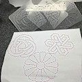 Pikkukuva 3 / 5: 9 kpl Patchwork-ompeluvälineitä, ompeluvälineiden sarja ompeluun ja reunustukseen