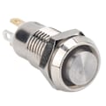 Miniatyrbilde 5 av 8: 8 mm trykknappbryter IP65 vanntett trykknappstartbryter i rustfritt stål 3 V rød