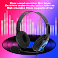 Miniatyrbild 7 av 8: A4 ABS Lättvikts Gaming Headset Brusreducerande Mikrofon Hörlurar Utrustning för PS4/X ONE