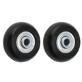 Pikkukuva 8 / 8: 2 kpl matkalaukun pyörän korvaavat mykät kumipyörät kääntyvät pyörän laakerikorjaussarjat 45 mm x 18 mm