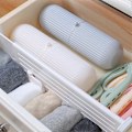 Miniatyrbillede 3 af 4: Skuffeinddeling Robust Konstruktion Udtrækkelig Plast Udtrækkelig Skabsopbevaring Skuffeopdeler Til Hvid