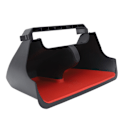 Miniatyrbilde 4 av 8: Under Screen Oppbevaringsboks Midtkonsoll Organizer Skuff Erstatning for Tesla Model Y Model 3 Rød