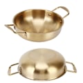 Miniatyrbillede 8 af 8: Guld koreansk Ramen gryde Nudelgryde i rustfrit stål Bærbar køkkengryde til husholdning 26 cm / 10.2in