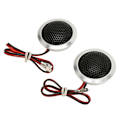Miniatyrbillede 6 af 8: 2 stk 150W Dome Diskanthøjttaler 2-vejs System Høj følsomhed Sølv Sort Dome Audio Diskanthøjttaler til bilstereosystemer