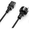Miniatyrbillede 2 af 5: 1,8 m Strømkabel Netledning Strømkabel Beskyttelseskontakt F Type (CEE 7/4) til Kold Plug Kobling C13 Stik PC Computer Skærm Printer Ledningsnet