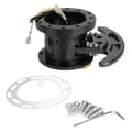Tilt Vält Racing Ratt Snabbkopplingsnav Kit Avtagbar Adapter Svart