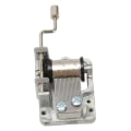 Miniatyrbilde 8 av 8: Music Box Movement 18 Note Håndsveiv Strong Alloy Retro Style Musical Box DIY Kit med skruer for sanger DIY håndverk