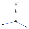 Miniatyrbilde 6 av 8: Folding Recurve Bue Stand Holder Bueskyting Rett Bue Stander for Jakt Outdoor SportsBlue
