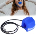 Miniatyrbilde 7 av 8: Silikon Jawline Trainer med lanyard ansiktsslanking kjeve muskel trening Exerciser SBlue