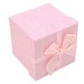 Miniatyrbillede 8 af 8: 4 stk. gaveæske med låg 3,9x3,7x3,9 tommer gaveæsker til bryllup jul fødselsdag valentinsdag pink HM2330407