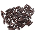 Miniatyrbillede 7 af 8: 200 stk. træknapper 2‑huls DIY mørk kaffe olivenform tøjtilbehør 30mm