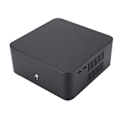 Miniatyrbilde 3 av 8: Mini ITX datamaskin kabinett aluminiumlegering HTPC kabinett Mini PC datamaskin kabinett(L80 Svart USB2.0)