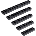 Miniatyrbillede 2 af 8: M Lok Picatinny Rail 5 7 9 11 13 Slots Mlok Kikkertmontering Weaver Nylon Picatinny Sideskinner