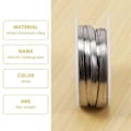 Miniatyrbillede 4 af 5: 7,5 m 24,6 ft 0,2 x 3 mm nichrome flad varmeledning til varmeelementer
