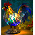 Miniatyrbilde 4 av 5: 3D Dyre Bordlampe Serie Farget Glass Nattlys Retro Skrivebordslamper TA hest