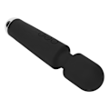Miniatyrbillede 5 af 8: Håndholdt mini vibrerende stav USB-opladning 20 tilstande 8 hastigheder Reducer ømhed Mini Kraftig håndholdt massager Sort