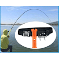 Miniatyrbillede 3 af 5: Multifunktionelt Nylonbælte Stang Holder Bærbar Stang Indsætter Fiskegrej Stang Pesca Stativ Hurtig Bælte Holder Indsættende Enhed Tilbehør
