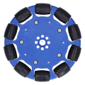 Miniatyrbillede 1 af 8: 100 mm omnidirektional hjul Neopren drivruller Omni Smart Robot Biltilbehør 8 mm hul