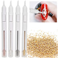 Miniatyrbillede 8 af 8: 4 stk. Neglekunst prikkepen Neglemaling pen DIY dekoration prikkepen Manicure værktøjer 0,8 mm