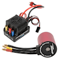 Miniatyrbillede 1 af 8: RC børsteløs motor ESC Combo 60A ESC S3650 5200KV børsteløs motor kit til 1/10 RC bil lastbil crawler
