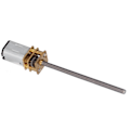 Pikkukuva 4 / 8: DC6V vaihteistomoottori 60 rpm High Torsion M3x55mm ulostulo pitkän akselin nopeuden vähennys roboteille