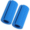 Pikkukuva 1 / 8: 1 pari paksut tankokahvat Paksut liukumista estävät kuntosalipainotangon kahvat fitness Muscle Builder Blueille