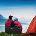 Miniatyrbilde 4 av 5: Sammenleggbar Oppvarmet Sittepute for Camping - Portabilitet, 3 Temperaturinnstillinger, Vanntett Materiale & Flerbruksbruk - Perfekt for Camping, Piknik