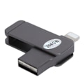 Miniatyrbillede 7 af 8: 2 i 1 Mini Metal U Disk Mobiltelefon OTG Flashdrev 256 GB Opbevaring til Windows/iOS Systerm