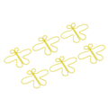 Miniatyrbillede 8 af 8: 100 stk mini papirclips Udsøgte bærbare multifunktionelle bogmærke klips til kontorskole hjemme sommerfugleform
