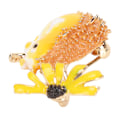 Miniatyrbild 8 av 8: Igelkottsbroschnål med blomma Söt glänsande kläder Tillbehör Legering Igelkottsnålar Gul