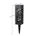 Miniatyrbilde 2 av 5: Kirkegårdsvase med pigger, 28cm minnedags gravdekorasjon, blomsterstativ i plast for kirkegård, gravstein blomsteremblem (2 stk)