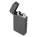 Miniatyrbillede 5 af 8: Elektrisk dobbelt buel lighter genopladelig vindsikker flammefri 220mAh aluminiumlegering USB lighter sort