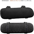 Miniatyrbillede 2 af 5: Stol Armlæns Puder 2 STK, Memory Foam Gaming Stol Pude, Sort