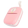 Miniatyrbillede 6 af 8: Lommeter termisk printer med 3 ruller papir, notes label maker, mini fotoprinter, indbygget batteri, pink