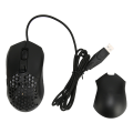 Miniatyrbillede 1 af 7: Honeycomb Gaming Mouse RGB Backlight 6 Programmerbare knapper 7200 DPI Letvægts Ergonomisk Wired Gaming Mus til PC Sort