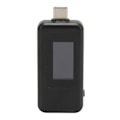 Miniatyrbillede 7 af 8: USB Spændingsstrømtester 4‑30V 0‑5.1A digitalt LCD-skærm Nøjagtig måling USB-tester til telefon, tablet, bærbar, sort